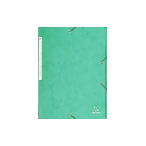 Chemise &agrave; &eacute;lastiques Maxi capacity carte lustr&eacute;e 425gm&sup2; - A4 - Vert - EXACOMPTA photo du produit