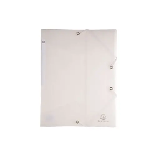 Chemise &agrave; &eacute;lastique 3 rabats Polypropyl&egrave;ne 5/10e Chromaline - A4 - Incolore - EXACOMPTA photo du produit