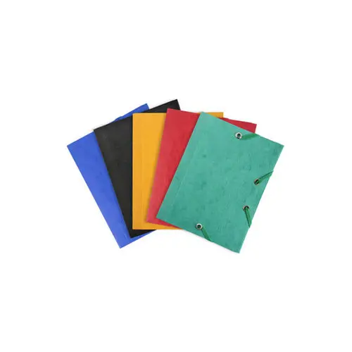 Chemise &agrave; &eacute;lastique 3 rabats Scotten 425g/m2 - Pocket 12x16cm - Couleurs assorties - EXACOMPTA photo du produit