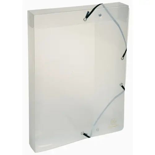 Boite de classement Exabox dos 40mm Polypropyl&egrave;ne Crystal - A4 - Cristal - EXACOMPTA photo du produit
