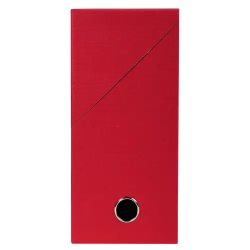 Boite transfert Dos 120mm papier toilé - Rouge - EXACOMPTA photo du produit