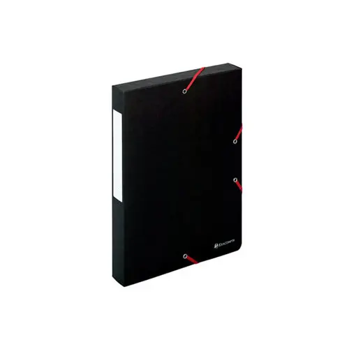 Boite de classement Exabox Dos 40mm Carte lustrée Scotten - A4 - Noir - EXACOMPTA photo du produit