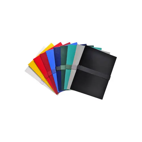 Chemise extensible balacron sans rabat sangle scratch - 24x32cm - Couleurs assorties - EXACOMPTA photo du produit