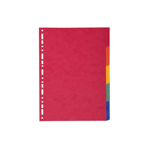 Intercalaires carte lustrée 225g 5 positions - A4 - EXACOMPTA photo du produit