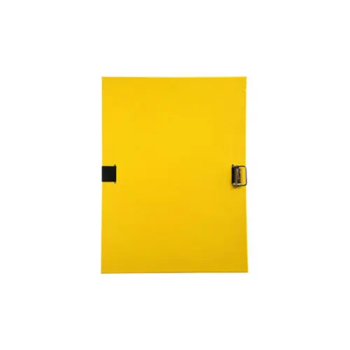 Chemise à sangle dos extensible avec rabat en pied et boucle à coulisseau cranté - polypropylène - Jaune - EXACOMPTA photo du produit