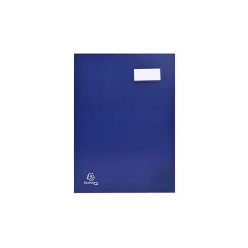 Parapheur direction dos à soufflets - 18 compartiments - Bleu - EXACOMPTA photo du produit