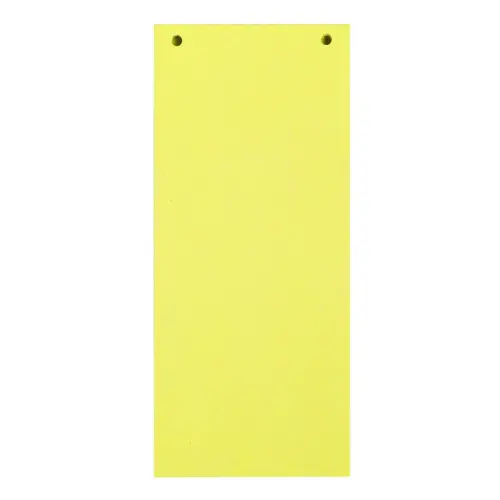 Paquet 100 fiches intercalaires horizontales unies perforées Forever - 105 x 240 mm - Jaune - Exacompta photo du produit