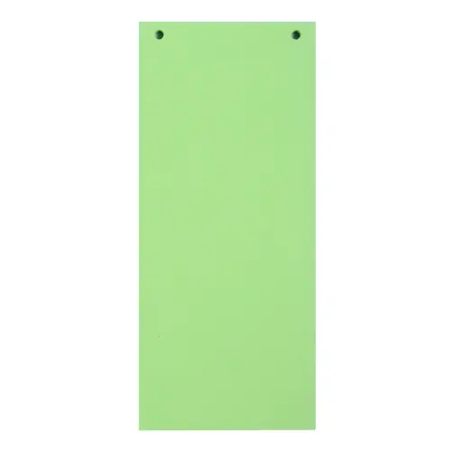 Paquet 100 fiches intercalaires horizontales unies perfor&eacute;es Forever - 105x240mm - Vert - EXACOMPTA photo du produit