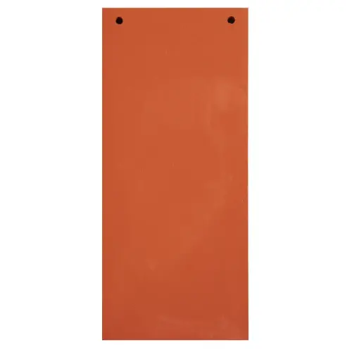 Paquet 100 fiches intercalaires horizontales unies perfor&eacute;es Forever - 105x240mm - Orange - EXACOMPTA photo du produit