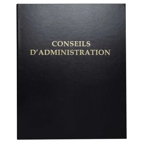 Reliure registre &eacute;conomique 32x26cm 4 anneaux - Conseils d'administration - EXACOMPTA photo du produit