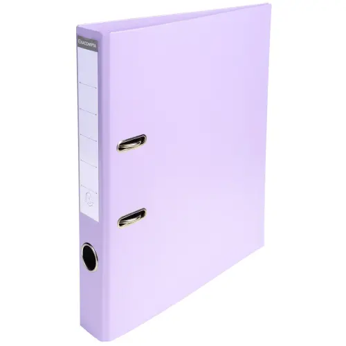 Classeur à levier PVC A4 dos de 50mm. - Lilas - EXACOMPTA photo du produit
