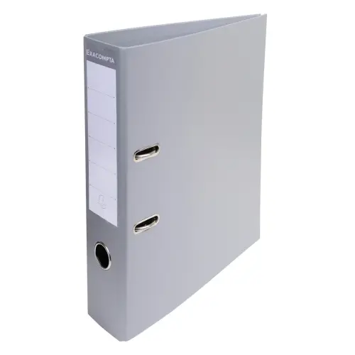 Classeur &agrave; levier PVC A4 dos de 70mm. - Gris - EXACOMPTA photo du produit