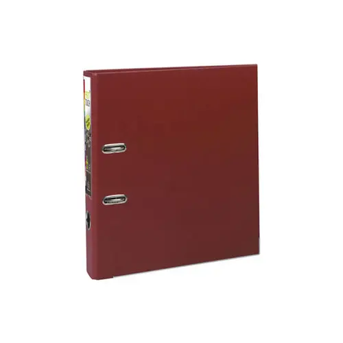 Classeur à levier Prem'Touch intérieur et extérieur en polypropylène - Dos 50mm - A4 maxi. - Bordeaux - EXACOMPTA photo du produit