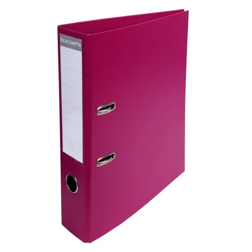 Classeur &agrave; levier PVC A4 dos de 70mm. - Fuchsia - EXACOMPTA photo du produit