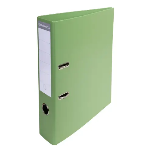 Classeur à levier PVC A4 dos de 70mm. - Vert anis - EXACOMPTA photo du produit