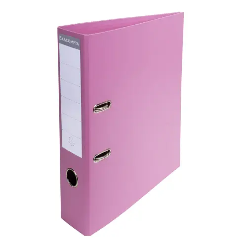 Classeur &agrave; levier PVC A4 dos de 70mm. - Rose - EXACOMPTA photo du produit