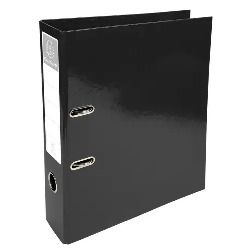 Classeur &agrave; levier Iderama Prem'Touch&reg; dos 70mm - Noir - EXACOMPTA photo du produit