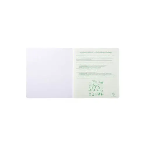 Piqûre de comptabilité et organisation familiale 27x25cm - Budget dépenses ménagères 56 pages - EXACOMPTA photo du produit