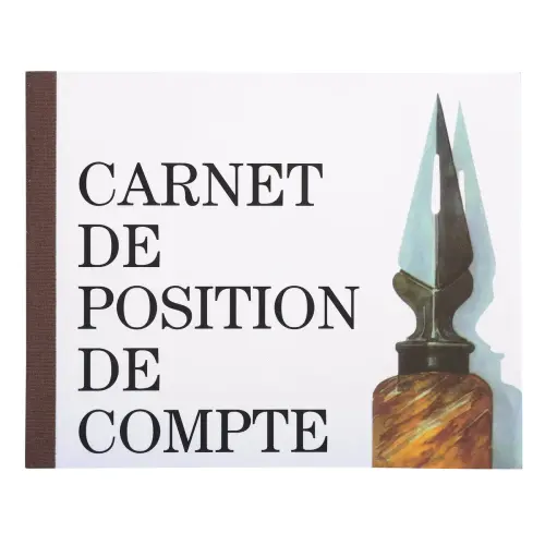 Piqûre position de compte 16x19,5cm 40pages - EXACOMPTA photo du produit