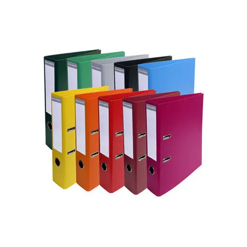 Classeur à levier PVC A4 dos de 70mm. - Couleurs assorties - EXACOMPTA photo du produit