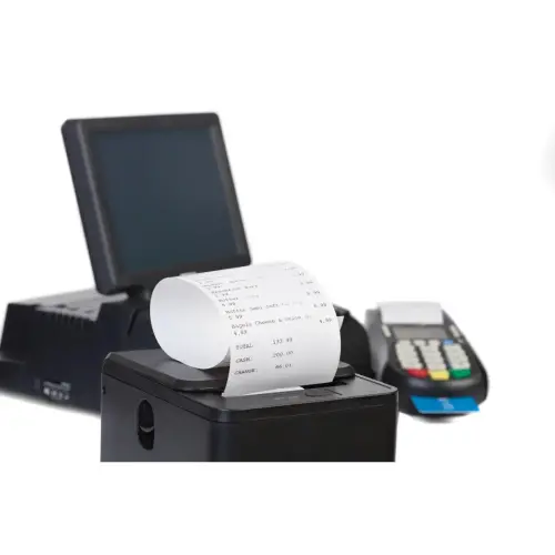 Bobine pour tickets de caisse 80x80 mm - 1 pli thermique 55g/m2 sans BPA. - EXACOMPTA photo du produit