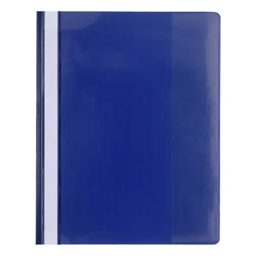 Chemise de pr&eacute;sentation &agrave; lamelles PVC Premium - A4 - Bleu - EXACOMPTA photo du produit