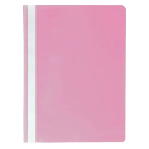 Chemise de pr&eacute;sentation &agrave; lamelles Polypropyl&egrave;ne standard - A4 - Rose - EXACOMPTA photo du produit