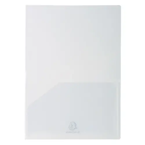 Sachet de 10 chemises double poche polypropylène souple 20x100e - A4xA3 - Cristal - EXACOMPTA photo du produit