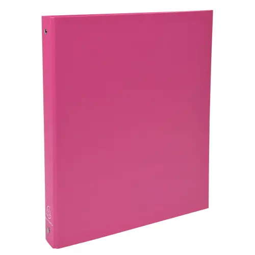 Classeur rembord&eacute; polypropyl&egrave;ne 4 anneaux 30mm - A4 - Rose - EXACOMPTA photo du produit