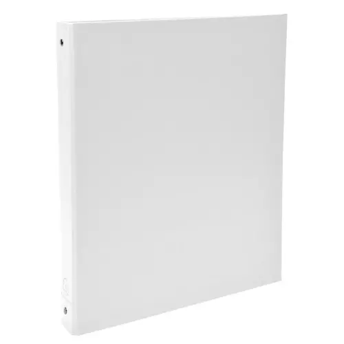 Classeur rembordé polypropylène 4 anneaux 30mm - A4 - Blanc - EXACOMPTA photo du produit