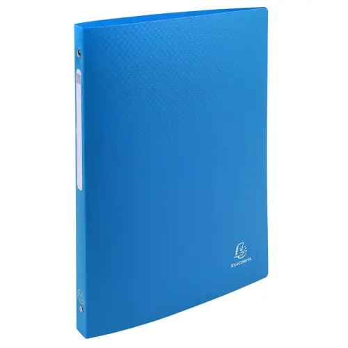 Classeur 4 anneaux 15mm polypropylène OPAK - A4 - Bleu clair - EXACOMPTA photo du produit