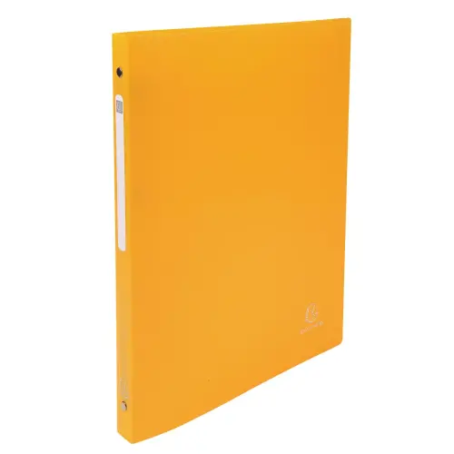 Classeur 4 anneaux 15mm polypropyl&egrave;ne OPAK - A4 - Jaune - EXACOMPTA photo du produit