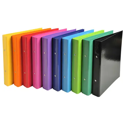 Classeur 2 anneaux 25mm Iderama A5 - Couleurs assorties - EXACOMPTA photo du produit