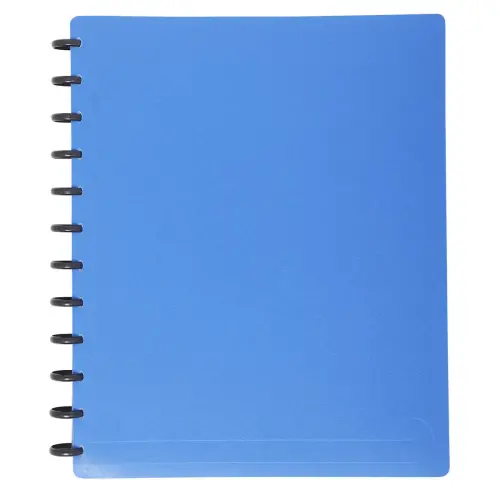 Prot&egrave;ge-documents d&eacute;tachable en polypropyl&egrave;ne semi rigide Opaque 60 vues - A4 - Couleurs assorties - Exacompta photo du produit