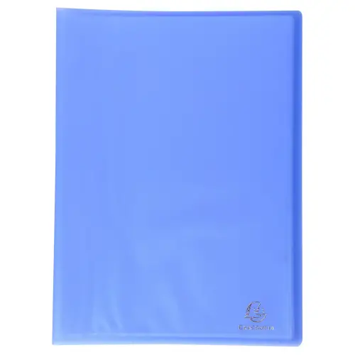 Protège-documents en polypropylène semi rigide Chromaline 60 vues - A4 - Bleu - EXACOMPTA photo du produit