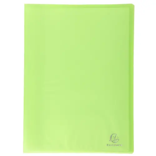Prot&egrave;ge-documents en polypropyl&egrave;ne semi rigide Chromaline 60 vues - A4 - Vert - EXACOMPTA photo du produit