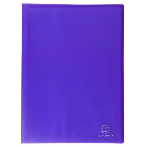 Prot&egrave;ge-documents en polypropyl&egrave;ne semi rigide Chromaline 60 vues - A4 - Violet - EXACOMPTA photo du produit