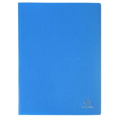 Protège-documents en polypropylène souple OPAK 20 vues - A4 - Bleu clair - Exacompta photo du produit