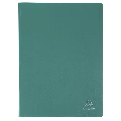 Protège-documents en polypropylène souple OPAK 20 vues - A4 - Vert foncé - EXACOMPTA photo du produit