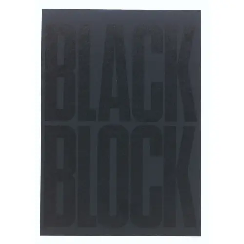 Bloc Black block 29,7x21cm - Papier jaune ligné - 70 feuillets - Noir - EXACOMPTA photo du produit