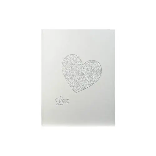 Livre d'or 100 pages blanches Harmony - 27x22 cm vertical - Blanc pailleté - EXACOMPTA photo du produit