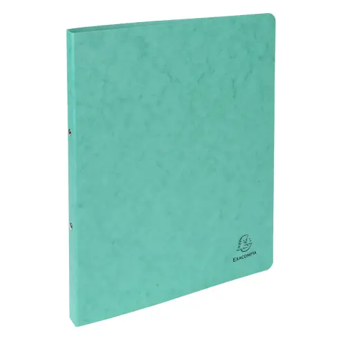 Classeur 2 anneaux 15mm Carte lustrée - A4 - Vert - EXACOMPTA photo du produit