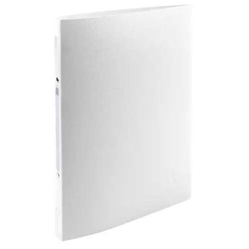 Classeur 2 anneaux 15mm polypropyl&egrave;ne OPAK - A4 - Blanc - EXACOMPTA photo du produit