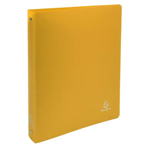 Classeur 4 anneaux 30mm polypropyl&egrave;ne OPAK - A4 Maxi - Jaune - EXACOMPTA photo du produit