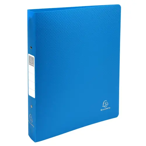 Classeur 2 anneaux 30mm polypropylène OPAK rigide 10/10e - A4 Maxi. - Bleu clair - EXACOMPTA photo du produit