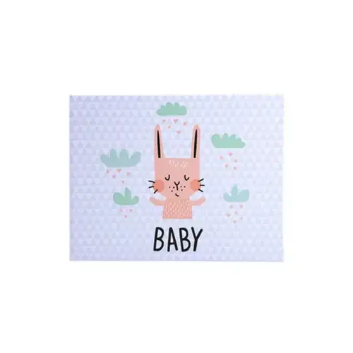 Album photos livre 30 pages blanches - Format 28,5x22cm - BABY vert - Gris - EXACOMPTA photo du produit