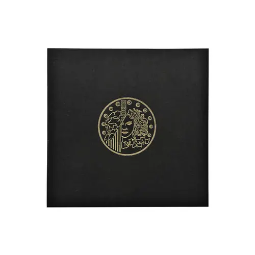 Classeur numismatique + 5 feuilles plastique - 24,5x25 cm - Noir - EXACOMPTA photo du produit