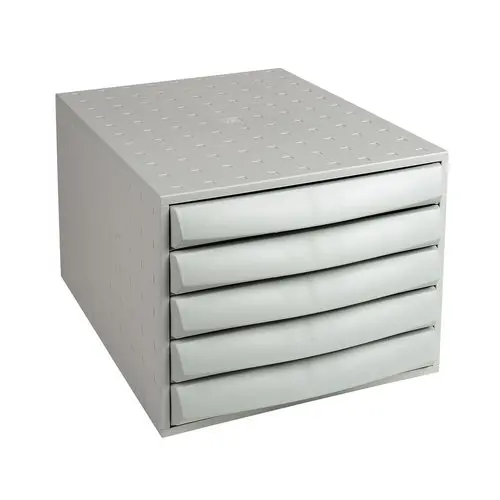 THE BOX ferm&eacute; - Gris lumi&egrave;re - EXACOMPTA photo du produit