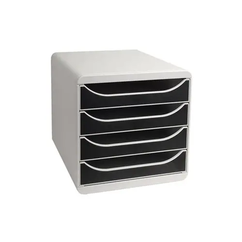 BIG-BOX - Gris lumi&egrave;re/noir - EXACOMPTA photo du produit