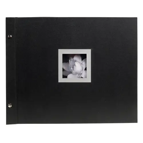 Album photos &agrave; vis rechargeable 40 pages noires Ceremony - 37x29 cm - Noir - EXACOMPTA photo du produit